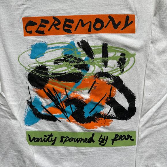 Ceremony Band Long Sleeve Shirt Small Turnstile Knocked Loose Hardcore - Picture 3 of 6